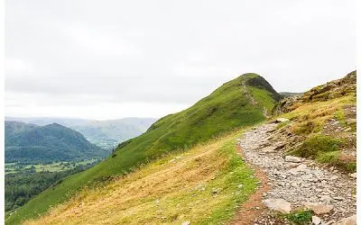 Walking up Catbells