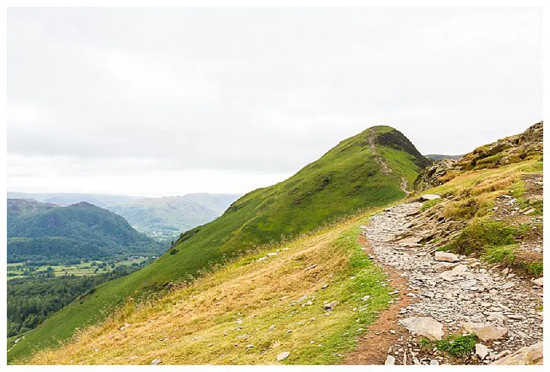 Walking up Catbells