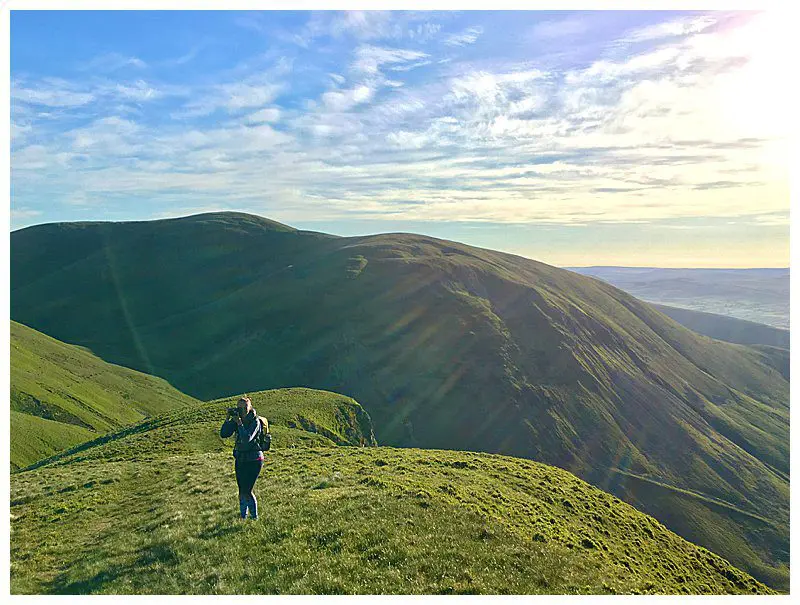 Photographer in Howgill Fells