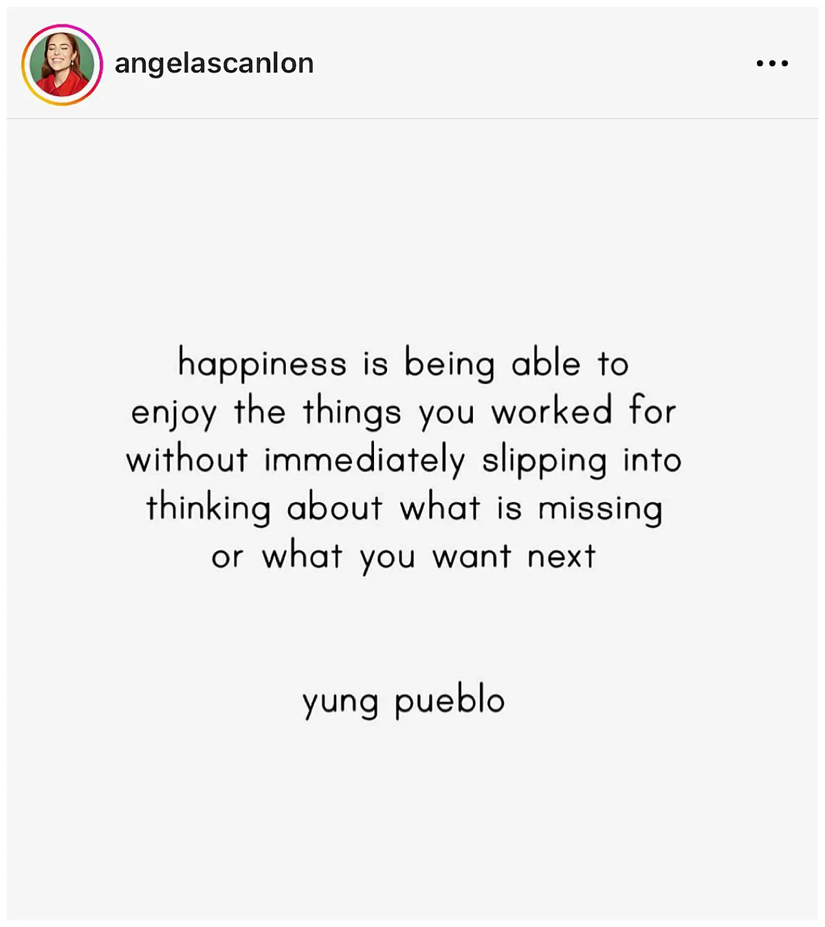 Yung Pueblo happiness quote