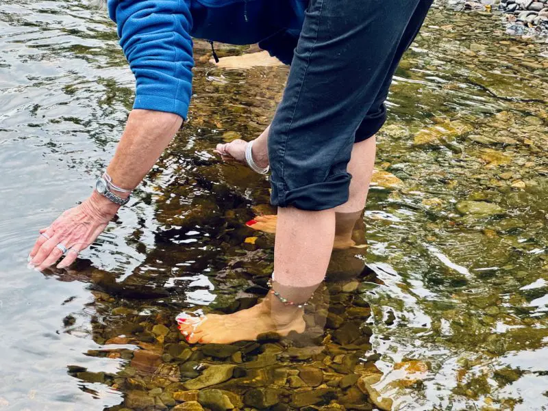 Hands-And-Feet-In-River