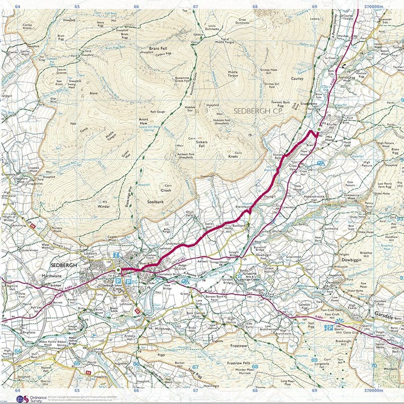 Walking Cautley to Sedbergh